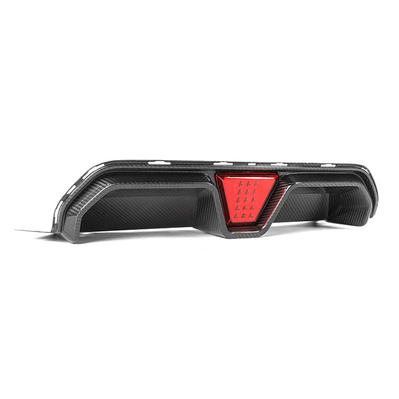 F90 M5 CS Style LED Carbon Fiber Rear Diffuser - F90 M5