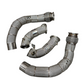 MBS S63 Catless Heatshield Race Downpipes - F90 M5 F91 F92 F93 M8