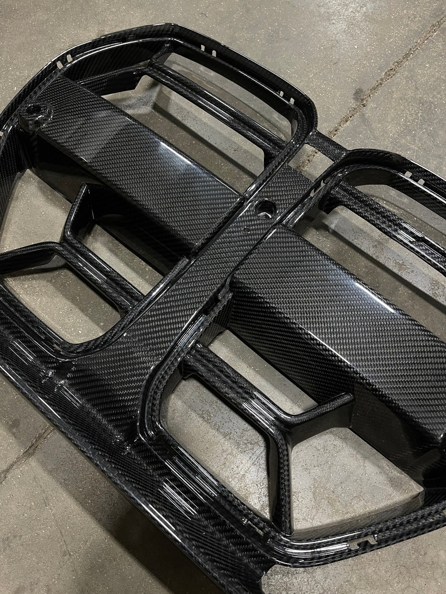 CSL Style Dry Carbon Fiber Front Grille Without ACC (BMW G80/G82/G83 M3/M4)  ** PRE-ORDER  EST. SHIP EARLY NOVEMBER**