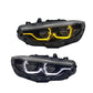 F8X Yellow/White Switchable IKON Headlights - F80 M3 F82 F83 M4