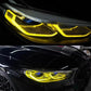 8 Series CSL Style Yellow DRL Modules Laser - BMW M8 M840i M850i