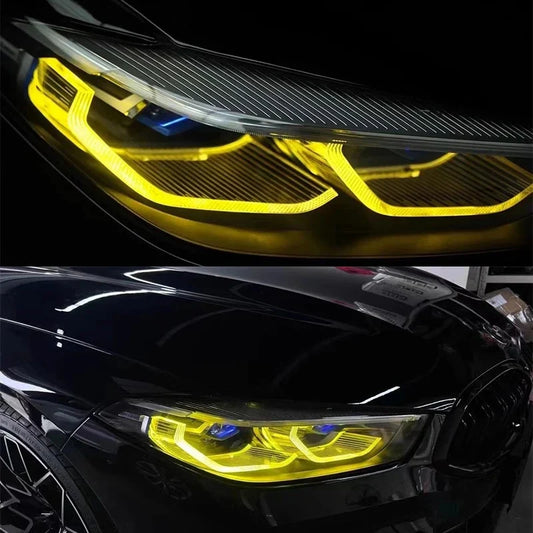 8 Series CSL Style Yellow DRL Modules Laser - BMW M8 M840i M850i