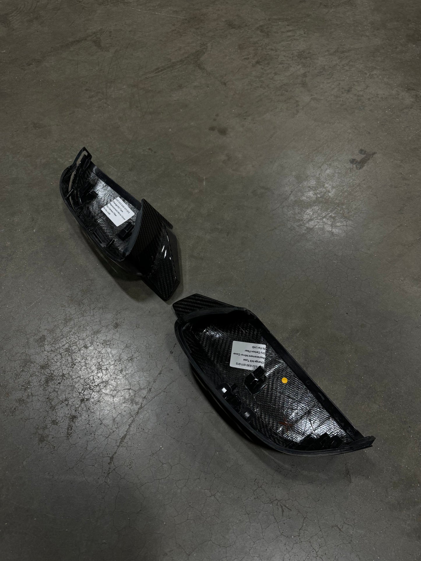 G2X Carbon Fiber M Style Mirror Cover Replacement Set - BMW G20 3-Series G42 2-Series)