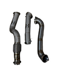 MBS G8X S58 Heatshield Catless Downpipes w/ Crossover Pipe - G80 M3 G82 G83 M4