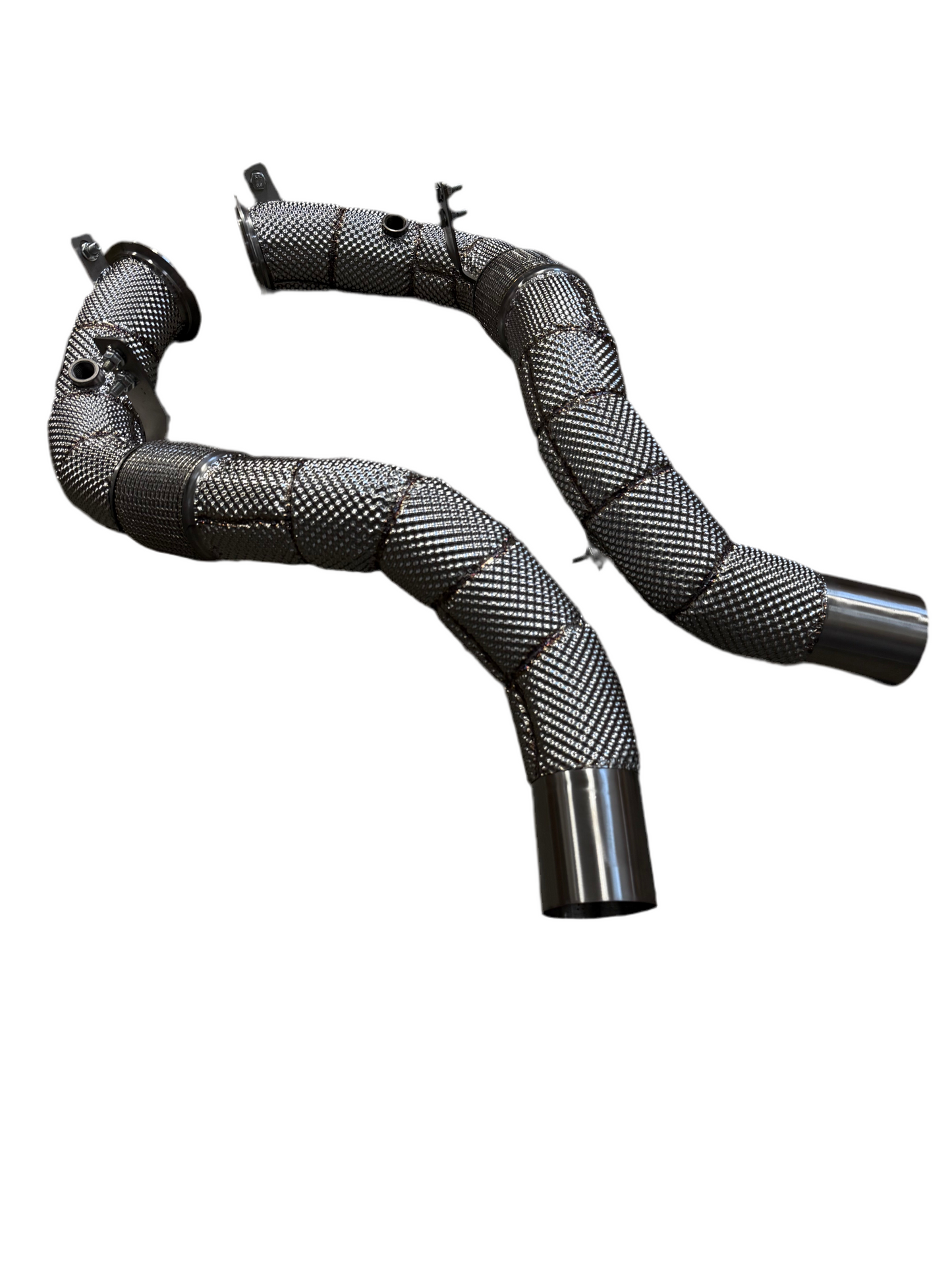 MBS F85/F86 Catless Heatshield Downpipes - F85 X5M F86 X6M