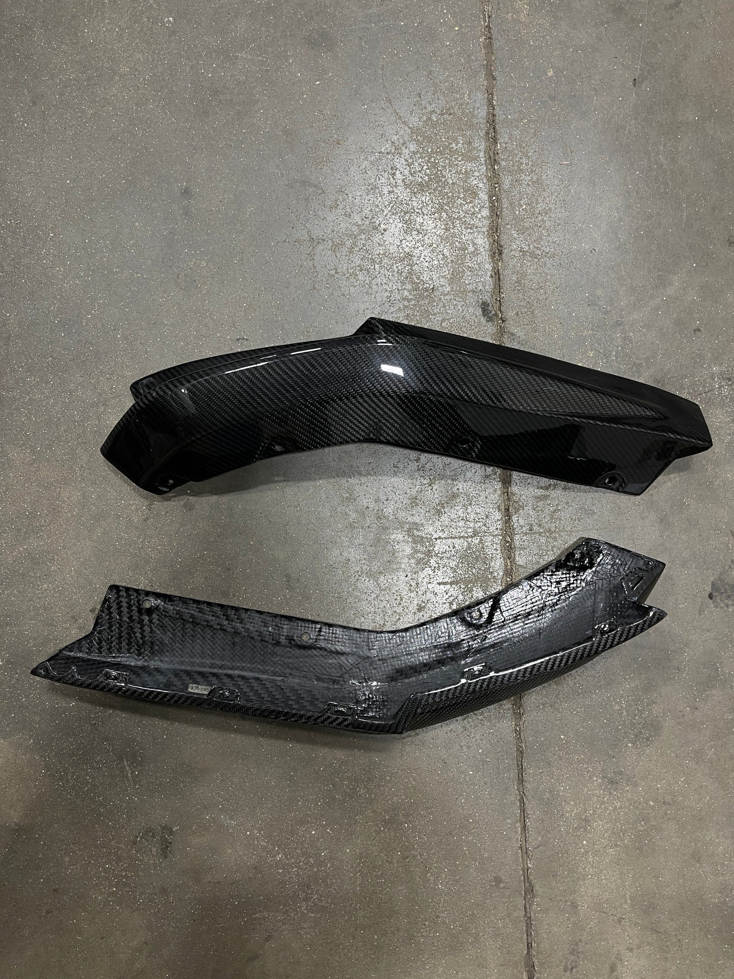 OEM Style Dry Carbon Fiber Rear Splitter (BMW G80 M3)