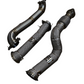 MBS G8X S58 Heatshield Catless Downpipes w/ Crossover Pipe - G80 M3 G82 G83 M4