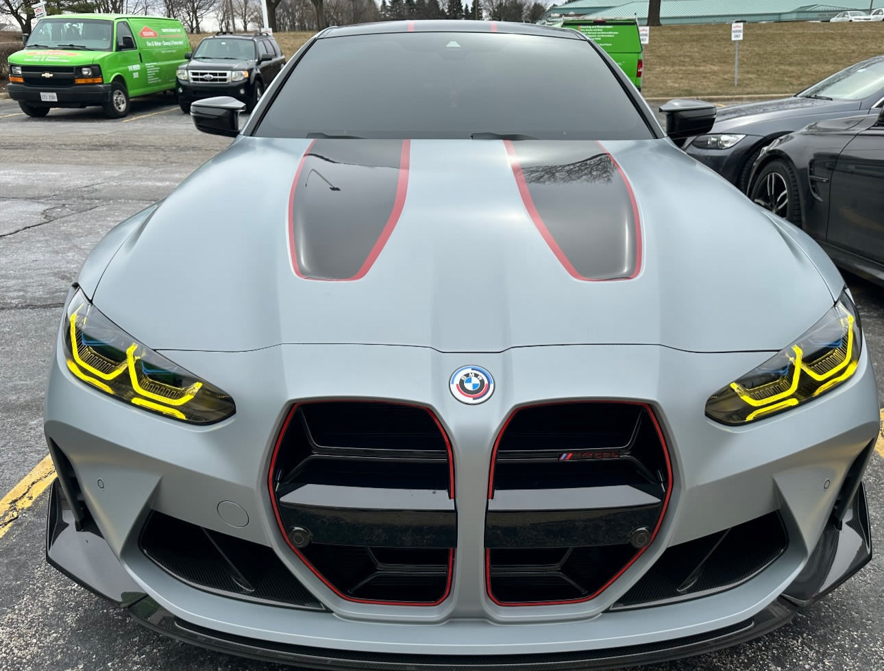 CSL Style Dry Carbon Fiber 3-Piece Front Lip (BMW G80 M3 | G82/G83 M4)