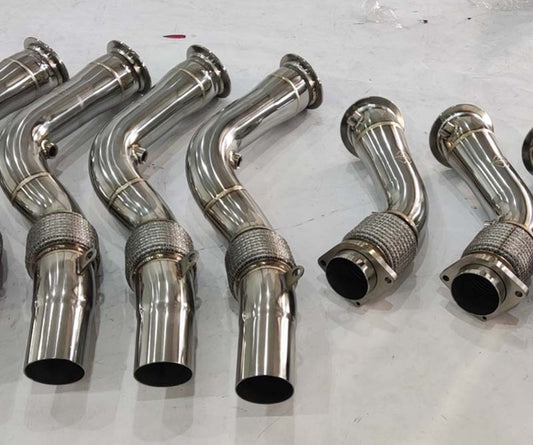 MBS S55 F8X M3/M4 Catless Downpipes - BMW F80 M3 F82 F83 M4 F87 M2C