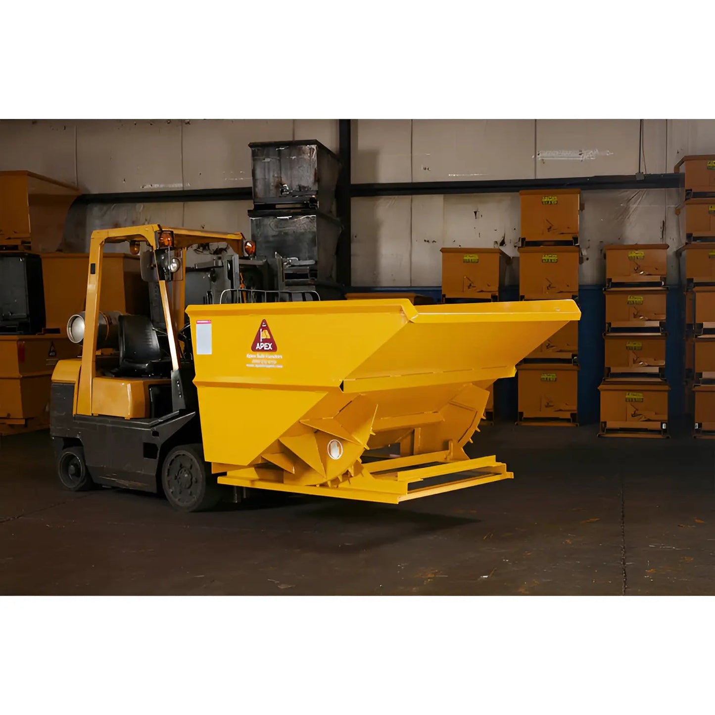 Apex Hoppers | Heavy Duty Hopper - 2.5 Cubic Yards - 8,000 lbs Capacity
