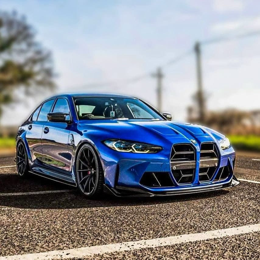 G8X Gloss Black CSL Style Front Lip - G80 M3 G82 G83 M4