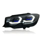 G20 - G8X Laser Style Headlight White / Yellow DRL - G20 3-Series