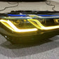 G30 LCI Style Headlights Yellow/White Switchback - F90 M5 G30 G38 5-Series 2021-2023