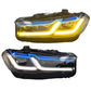 G30 LCI Style Headlights Yellow/White Switchback - F90 M5 G30 G38 5-Series 2021-2023