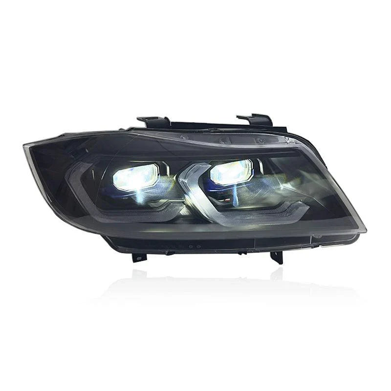 E90 LCI Laser Style Headlights Yellow/White - E90 3-Series