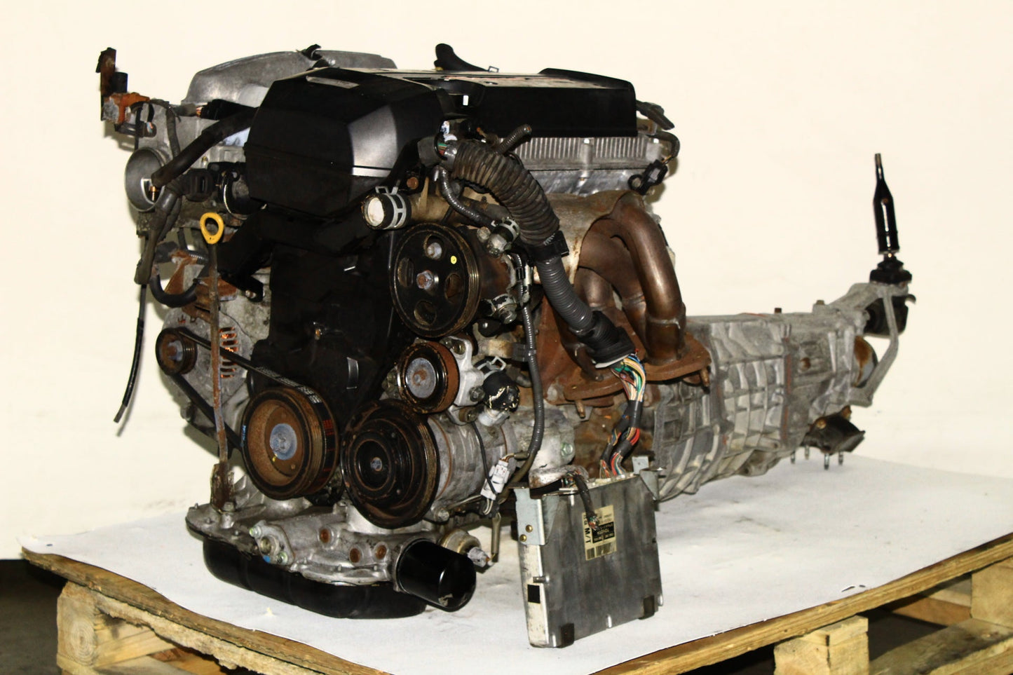 1998-2005 Toyota Altezza IS300 Beams Engine W 6 Speed Manual Transmission ECU Harness 3SGE SXE10