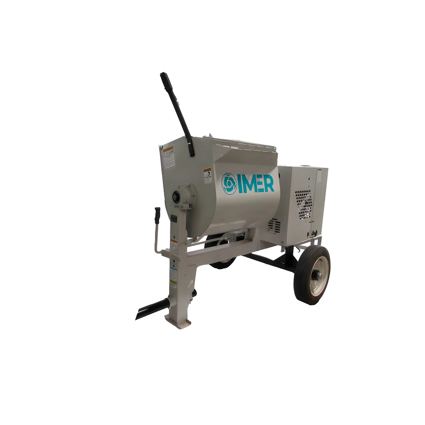 IMER HSM 6 - 1130061 | Horizontal Shaft Mortar Mixer | 6 cu ft Steel Drum