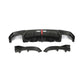 G22 4-Series KB Style LED Carbon Fiber Rear Diffuser 3 Piece - G22 4-Series