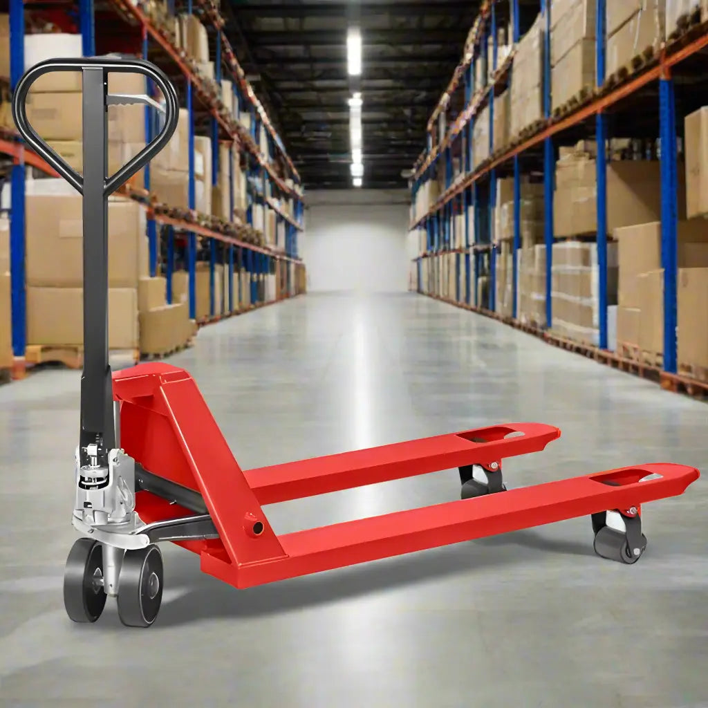 Majorlift Low Profile Pallet Jack Trucks, 4400 lbs Cap. 48″ x 27″ - MPT2748LP
