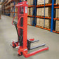 Majorlift Manual Straddle Stacker, 2200 lb Cap, Lift 98″ - MSM22-98