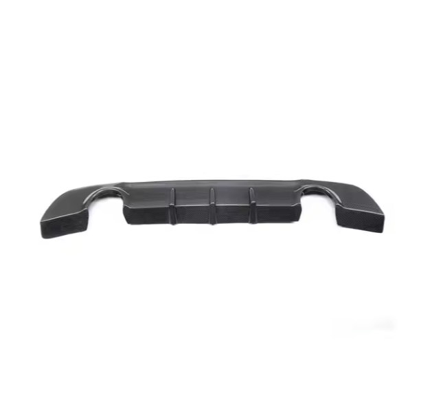 E92 3-Series MP Style Carbon Fiber Rear Diffuser 2 Tips - E92 E93 3-Series