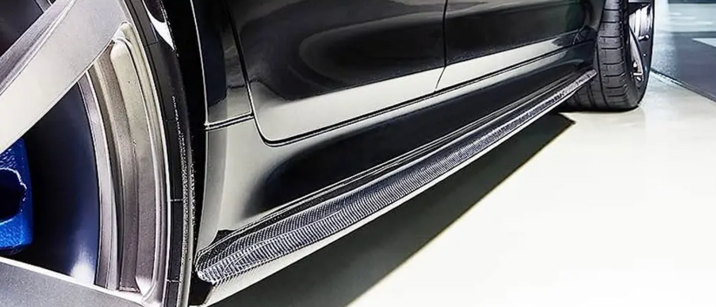 F90 M5 3D Style Carbon Fiber Side Skirts - F90 M5 G30 5-Series M Sport