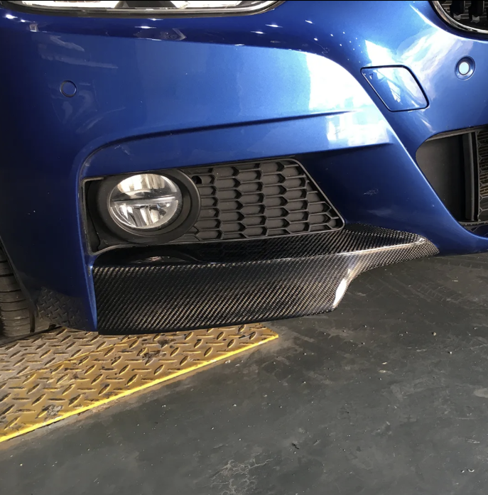 F30 Carbon Fiber M Performance Front Lower Splitters - F30 3-Series M-Sport