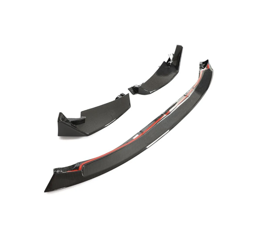 G8X M3/M4 Performance V3 Dry Carbon Fiber Front Lip 3 Piece - G80 M3 G82 G83 M4