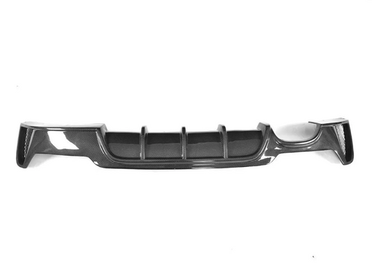 F3X 4-Series MP Style Carbon Fiber Rear Diffuser Quad Tips - F32 F33 F36 4-Series