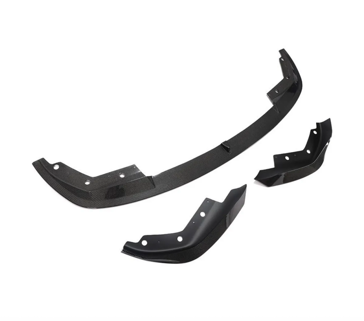 AC Style Carbon Fiber Front Lip 3pc (G20 3-Series Pre LCI)