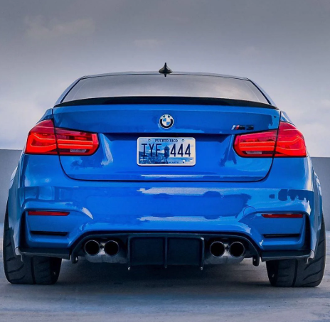 F80 M3 MP Style Carbon Fiber Trunk Spoiler - F30 3-Series F80 M3