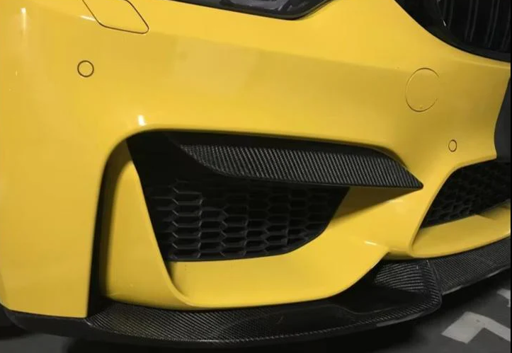 Dry Carbon Fiber OEM Style Front Bumper Upper Trim (BMW M3 F80 | M4 (F82/F83)
