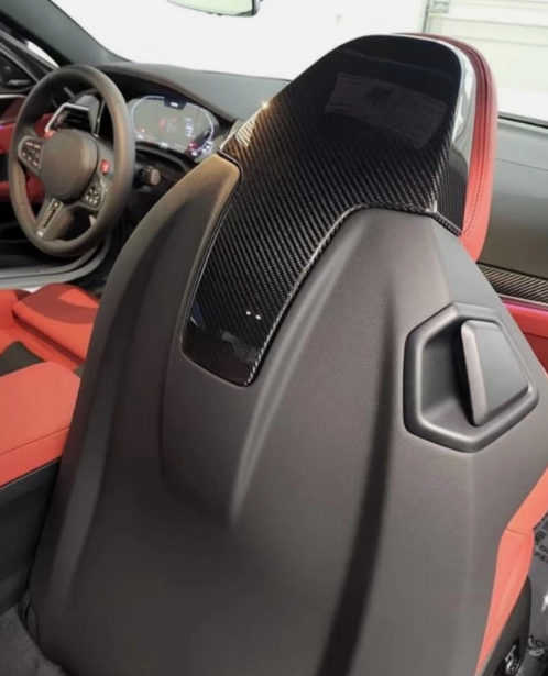 Dry Carbon Fiber Seat Back Cover (M3 G80 )