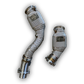S55 Resonated Downpipes w/heatshield - F80 M3 | F82/F83 M4 | F87 M2C