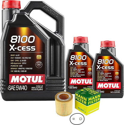 S65 Motul Oil Change Kit Motul 5W-40 Gen 2 X-cess - E90/E92/E93 M3