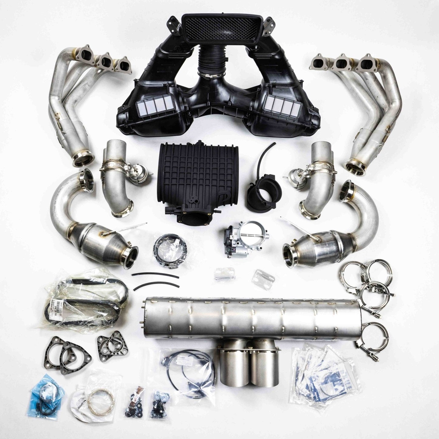 D3 Street Header/93mm Intake Kit/Optional Lifetime Muffler Power Package (2014-2016 991.1 GT3)
