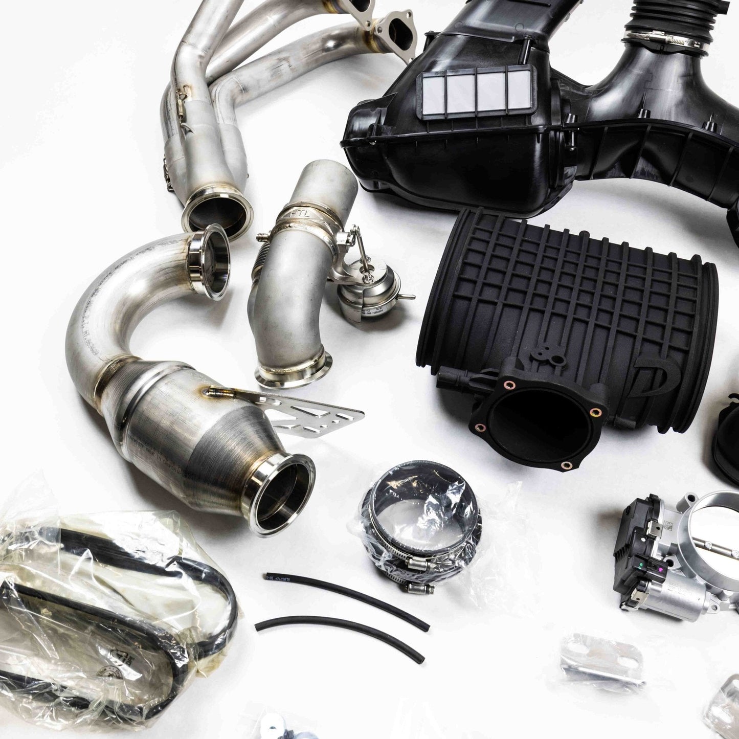 D3 Street Header/93mm Intake Kit/Optional Lifetime Muffler Power Package (2014-2016 991.1 GT3)