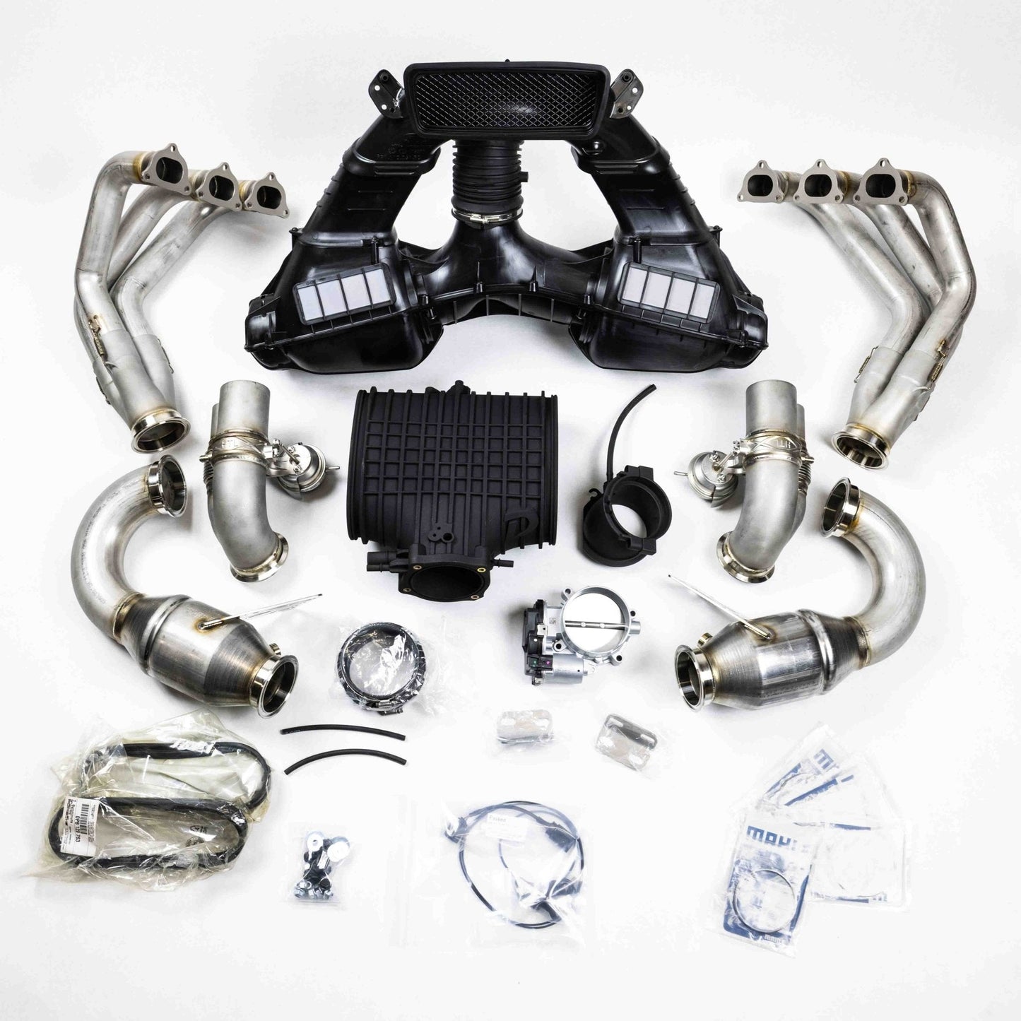 D3 Street Header/93mm Intake Kit/Optional Lifetime Muffler Power Package (2014-2016 991.1 GT3)