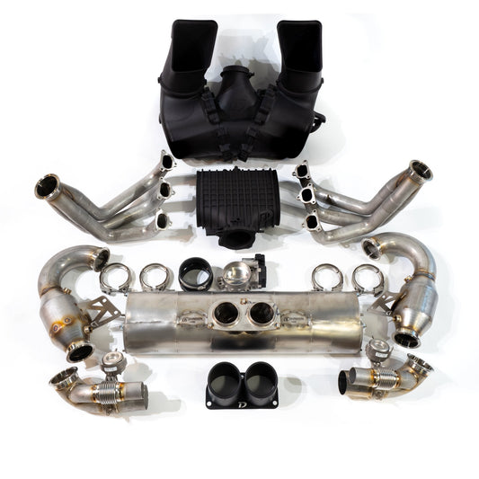 D3 Street Header/93mm Intake Kit/Optional Lifetime Muffler Power Package (2018-2019 991.2 GT3)