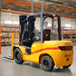 EKKO EK35D | Diesel Forklift | 4 Wheel 7000 lbs Solid Pneumatic Tires