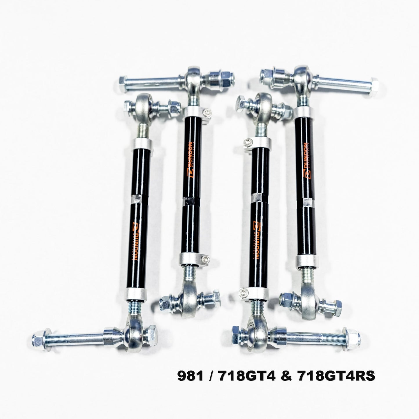Dundon Motorsports 981/718 GT4/RS Adjustable Sway Bar End Link Set - Front & Rear