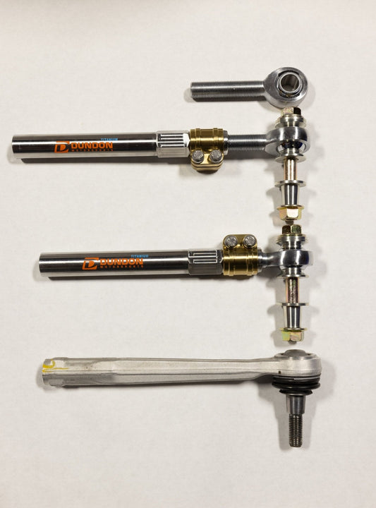 Dundon Motorsports Extended Length Titanium Tie Rod End Set