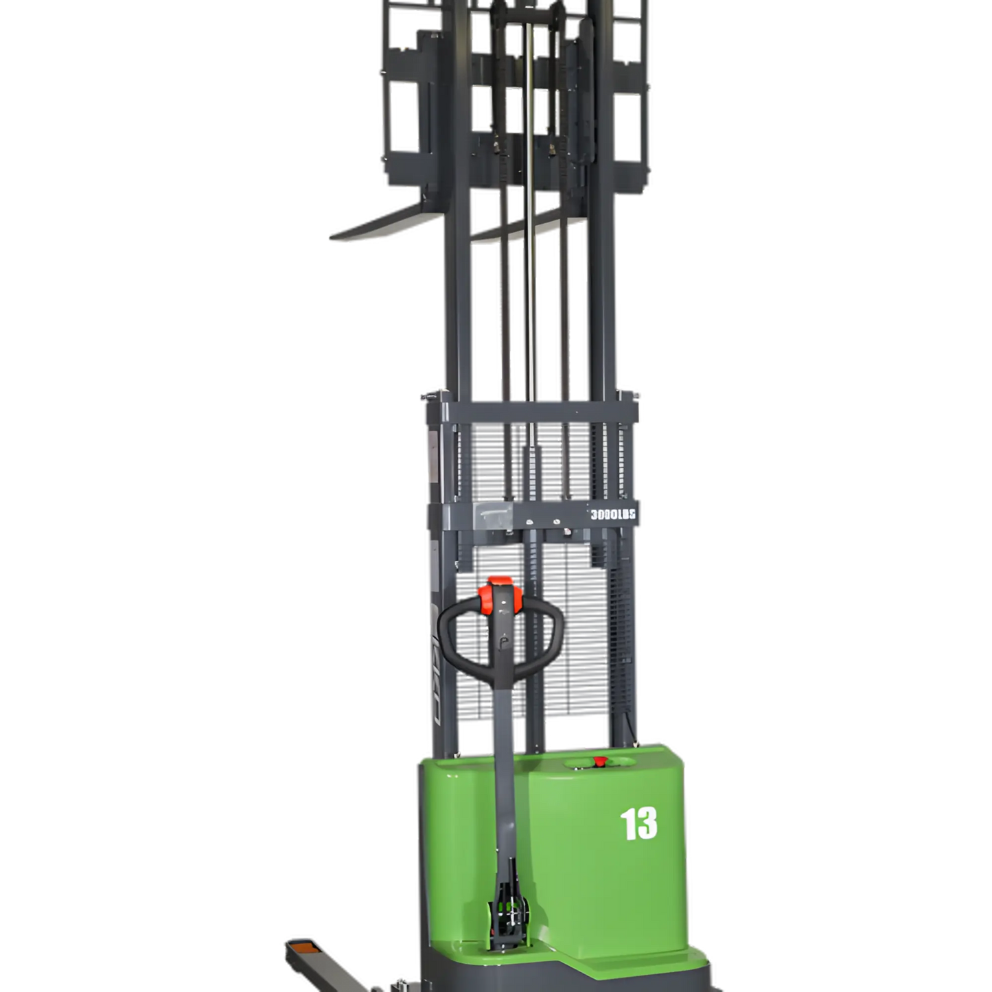 EKKO EB13C-98Li | Electric Pallet Stacker | 98" Lift, 2800 lbs