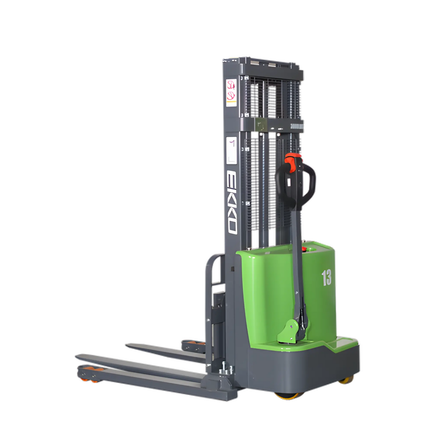 EKKO EB13C-98Li | Electric Pallet Stacker | 98" Lift, 2800 lbs