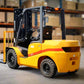 EKKO EK40D | Diesel Forklift | 4 Wheel 8500 lbs Solid Pneumatic Tires