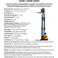 EKKO EB20E | Electric Straddle Stacker | 177" Lift Height | 4400 lb Capacity