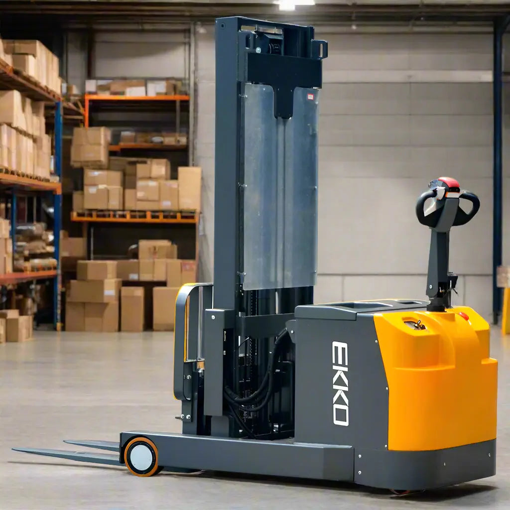 EKKO EH15TH | Moving Mast Walkie Reach Truck | 3300 lb Cap. | 216" Height
