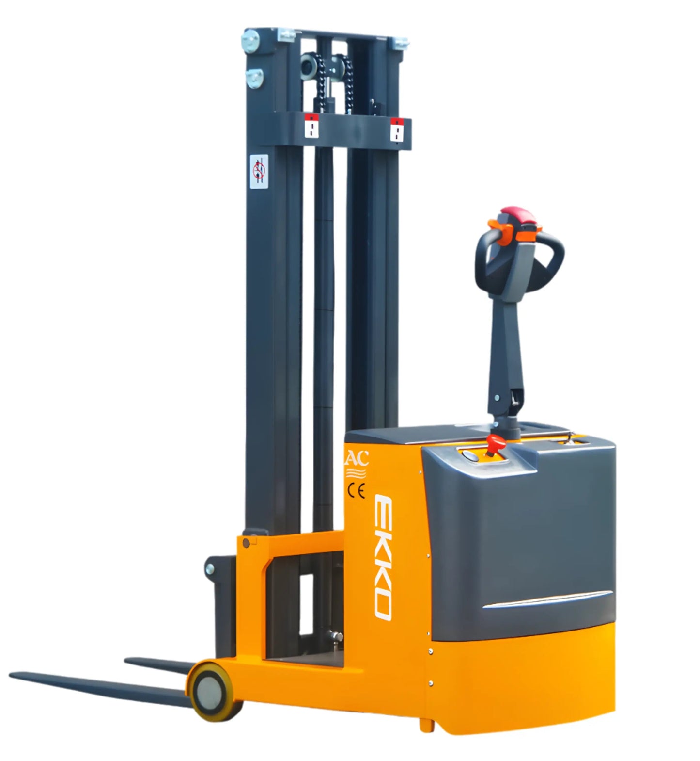 EKKO EK07S | Counterbalanced Walkie Stacker | 118" Lift Height | 1550 lb Capacity