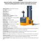 EKKO EK07S | Counterbalanced Walkie Stacker | 118" Lift Height | 1550 lb Capacity