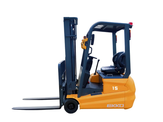 EKKO EK16A-177 | Electric Forklift | 3 Wheel 3500 lbs 177″ Lift